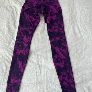 Lululemon, Wunder Under, luon Leggings - Breezie Regal Plum/Black, sz 4, 29 inch